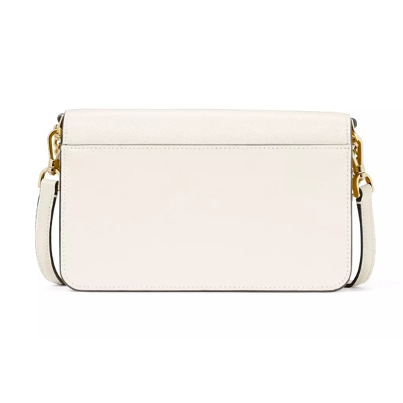 New Kate Spade Madison Small Flap Crossbody Saffiano Leather Meringue - Picture 5 of 5